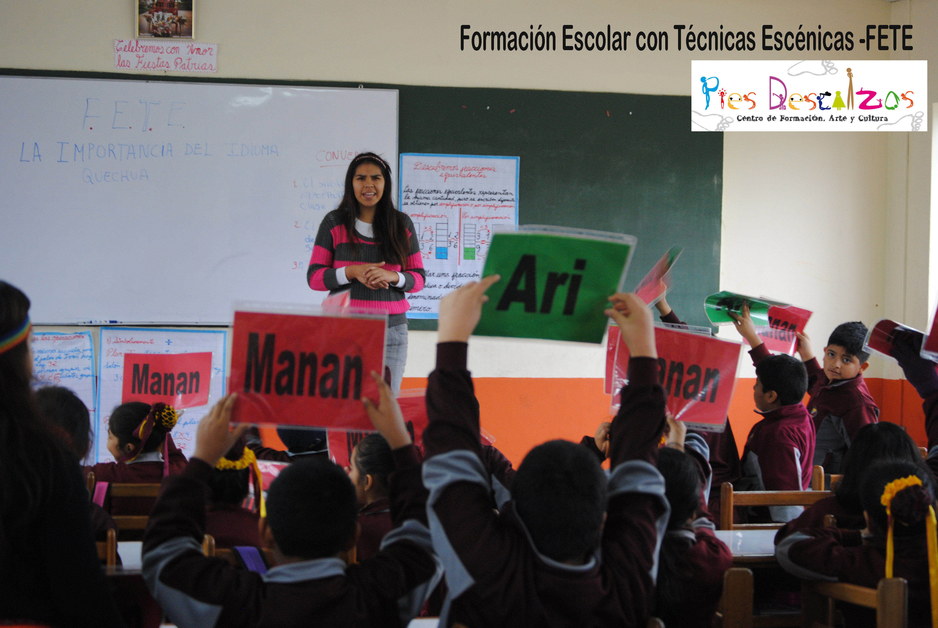 FETE – Formación Escolar con Artes Escénicas – I.E. Fiscal Atocongo – 7502. 11/08/2014